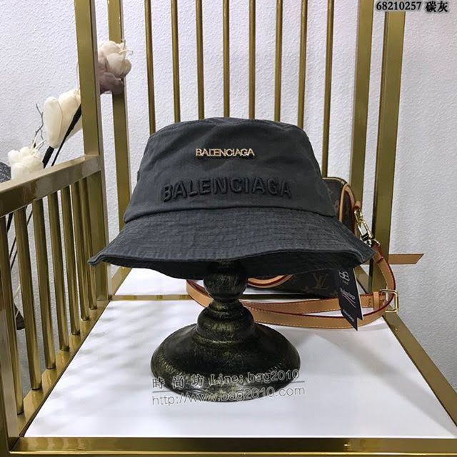 Balenciaga男女同款帽子 巴黎世家2021新款長標簡約風漁夫帽遮陽帽  mm1438